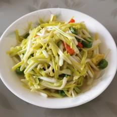 素炒韭黃的做法-家常味炒菜譜