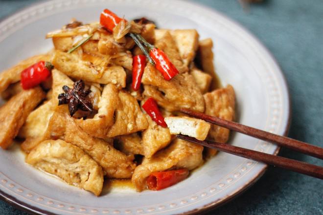 紅燒三角豆腐的做法-家常味炒菜譜