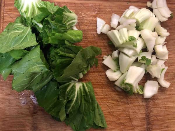 油渣青菜的做法-家常味炒菜譜