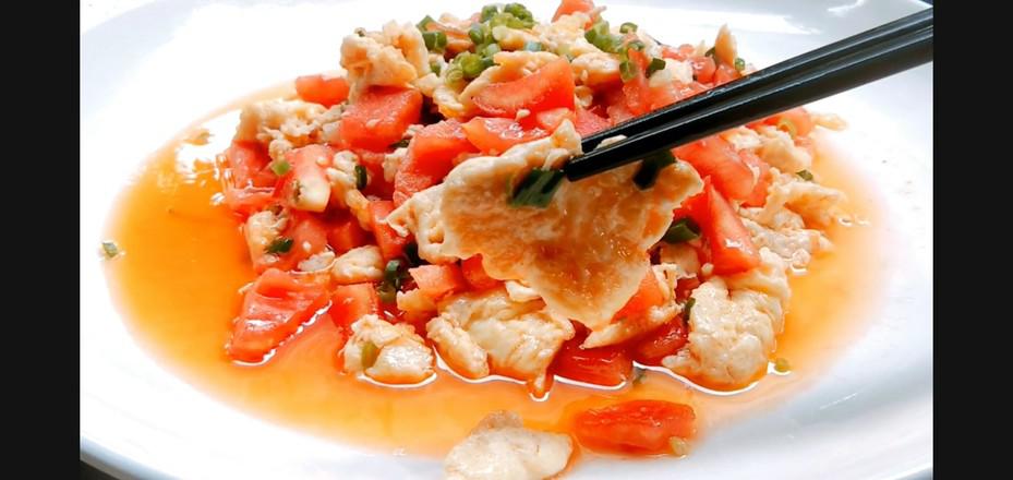 正兒八經的番茄炒蛋，先炒番茄還是先炒蛋，這個有講究的做法-家常味炒菜譜