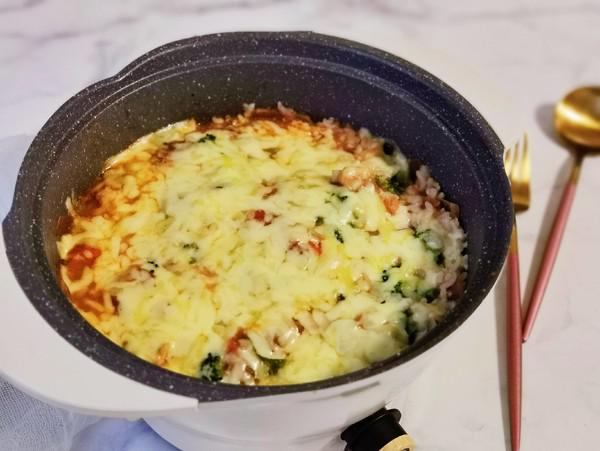 什錦雞肉芝士焗飯的做法-咸鮮味焗菜譜