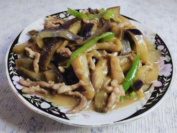 肉絲茄子的做法-咸鮮味炒菜譜