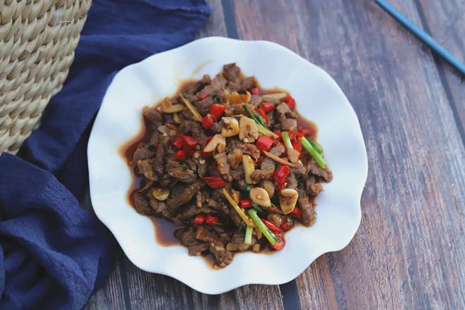 香辣小炒牛肉的做法-麻辣味炒菜譜