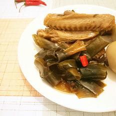 香辣鹵鴨翅（海帶鹵蛋）的做法-香辣味鹵菜譜