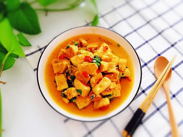 蒜香豆腐的做法-香辣味燒菜譜