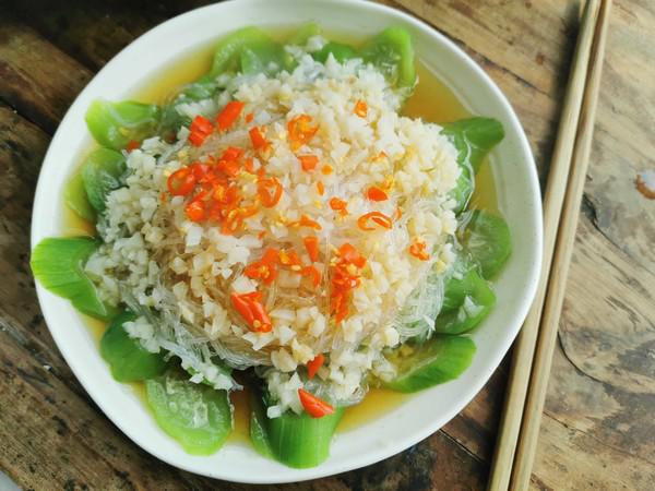 蒜蓉粉絲蒸絲瓜的做法-家常味蒸菜譜-易網健康養生網 蒜蓉粉絲蒸絲瓜的做法-家常味蒸菜譜