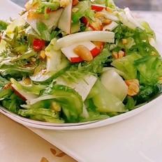 涼拌時蔬的做法-酸甜味拌菜譜