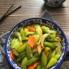 素炒芹菜的做法-家常味炒菜譜