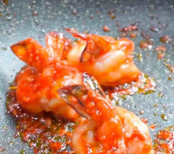 茄汁大蝦的做法-茄汁味炒菜譜