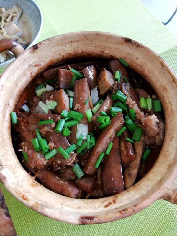 魚香茄子煲的做法-家常味煲菜譜