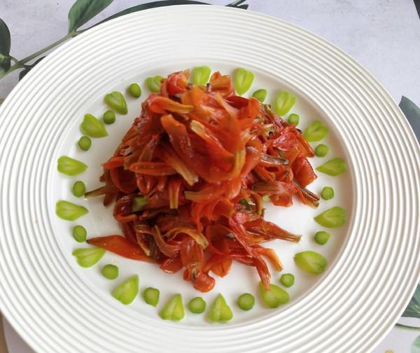 涼拌百合花的做法-酸甜味拌菜譜