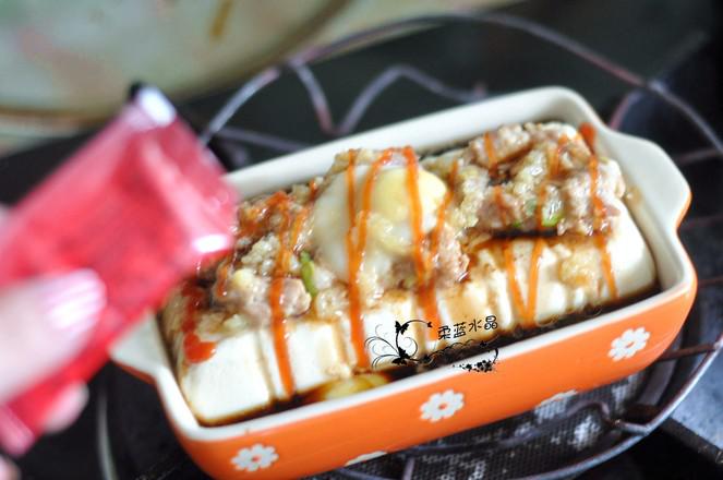 肉蛋蒸豆腐的做法-家常味蒸菜譜