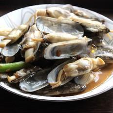 炒蟶子的做法-咸鮮味炒菜譜