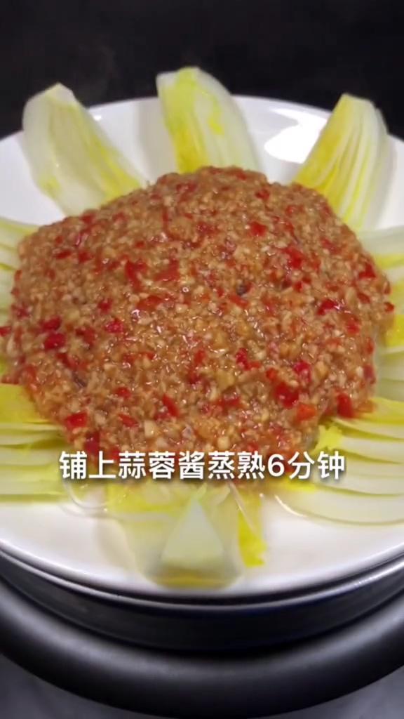 蒜蓉粉絲娃娃菜的做法-蒜香味炒菜譜