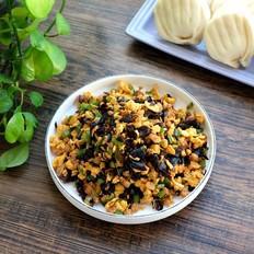 青椒木耳肉末炒雞蛋的做法-家常味炒菜譜