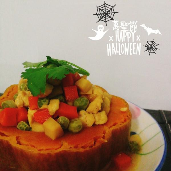 雞丁南瓜盅的做法-其它口味蒸菜譜-易網健康養生網 雞丁南瓜盅的做法-其它口味蒸菜譜