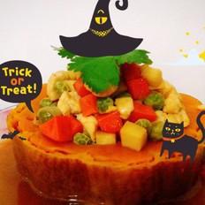 雞丁南瓜盅的做法-其它口味蒸菜譜