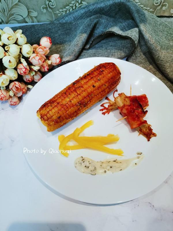 香烤玉米的做法-咸鮮味烤菜譜