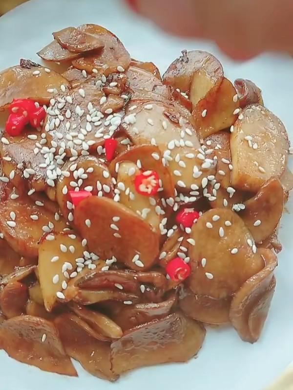 干煸杏鮑菇的做法-家常味干煸菜譜