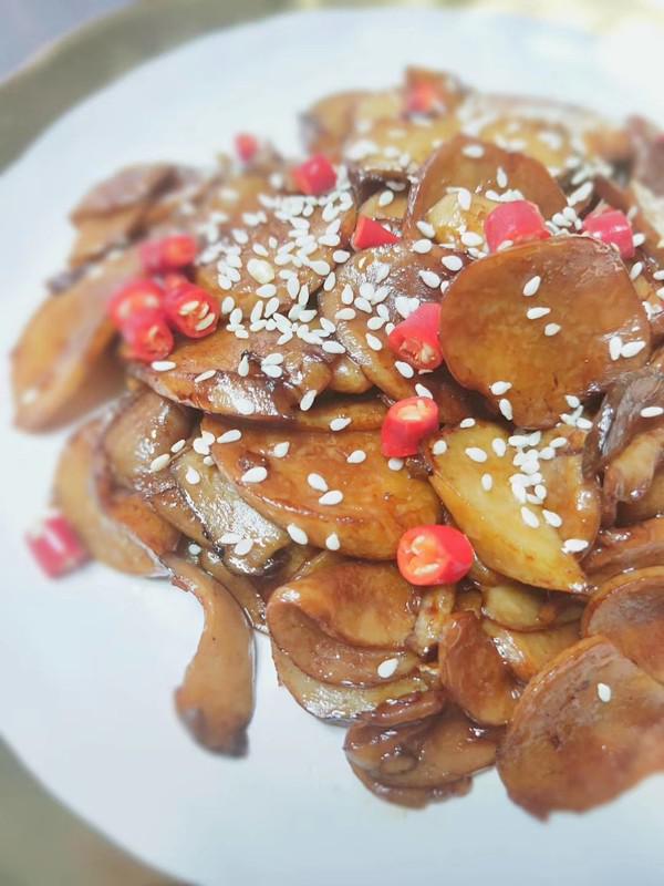 干煸杏鮑菇的做法-家常味干煸菜譜