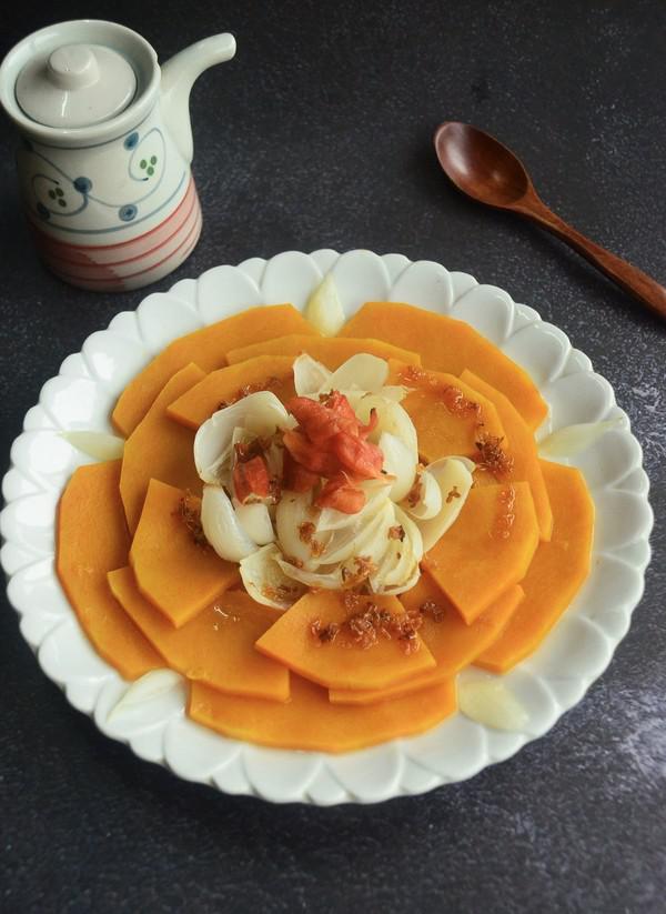 百合蒸南瓜的做法-甜味蒸菜譜