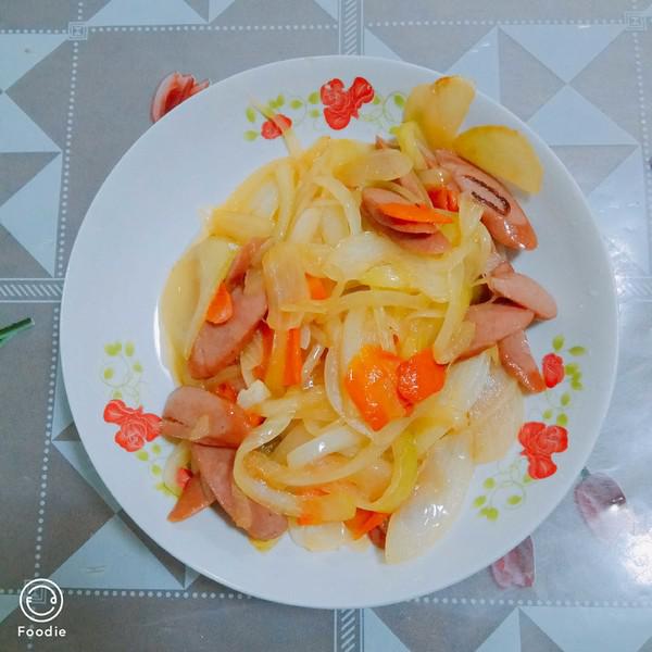 洋蔥胡蘿卜的做法-家常味炒菜譜