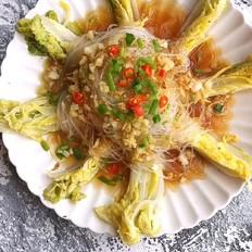 蒜蓉粉絲蒸娃娃菜的做法-蒜香味蒸菜譜