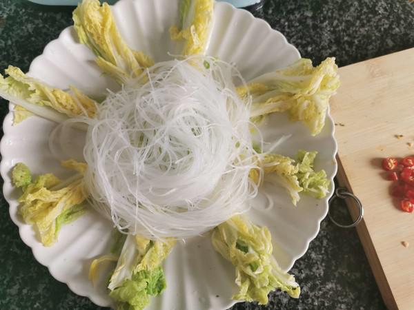 蒜蓉粉絲蒸娃娃菜的做法-蒜香味蒸菜譜