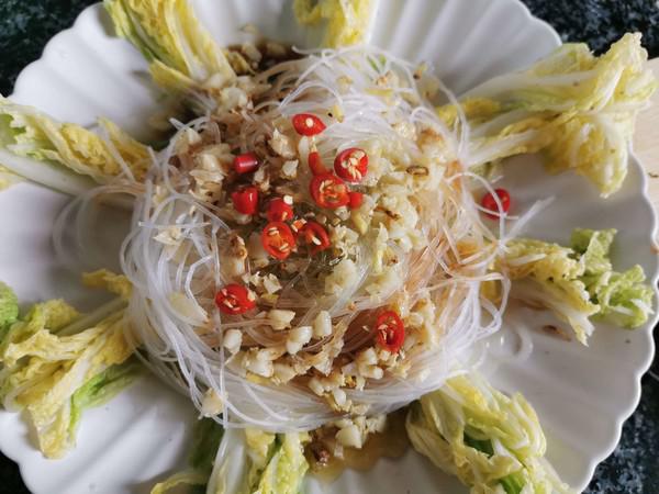 蒜蓉粉絲蒸娃娃菜的做法-蒜香味蒸菜譜