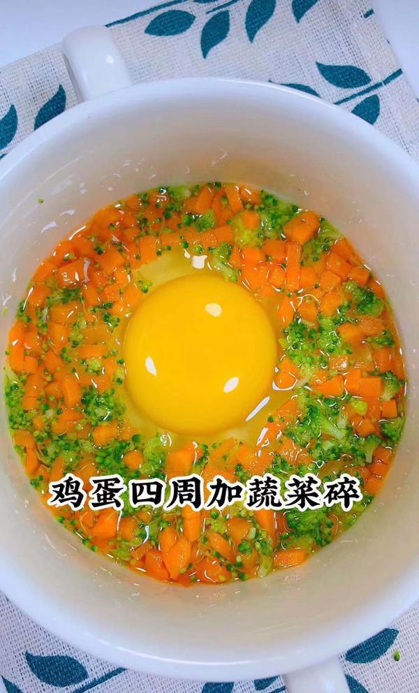 蔬菜蒸蛋羹的做法-家常味蒸菜譜