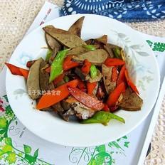 溜炒羊肝的做法-家常味炒菜譜