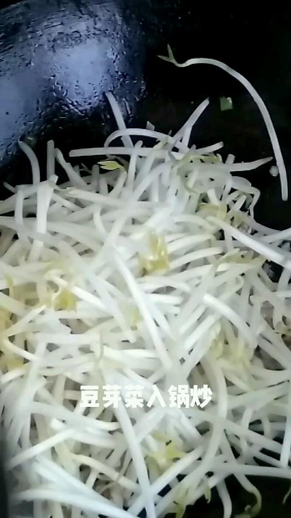肉絲炒豆芽菜的做法-咸鮮味炒菜譜