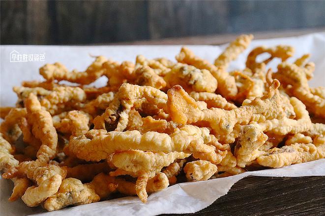 炸蘑菇的做法-家常味炸菜譜