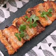 炸三文魚排的做法-咸鮮味炸菜譜