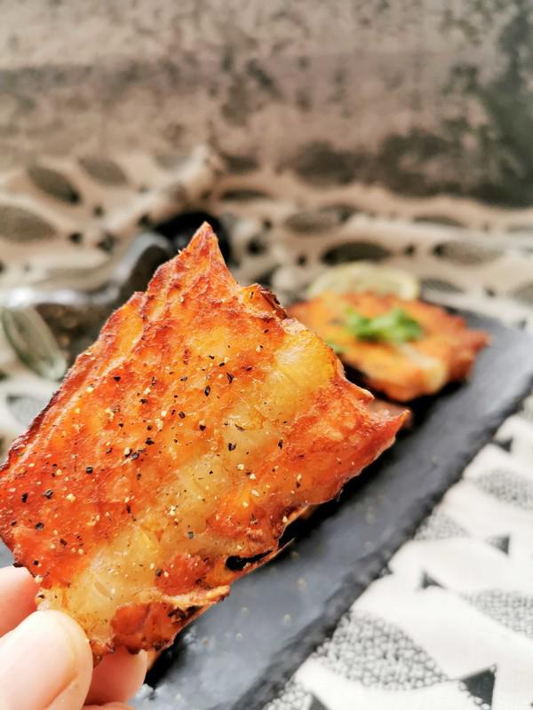 炸三文魚排的做法-咸鮮味炸菜譜