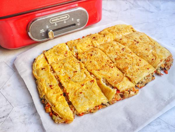 糯米飯豆皮的做法-家常味煎菜譜