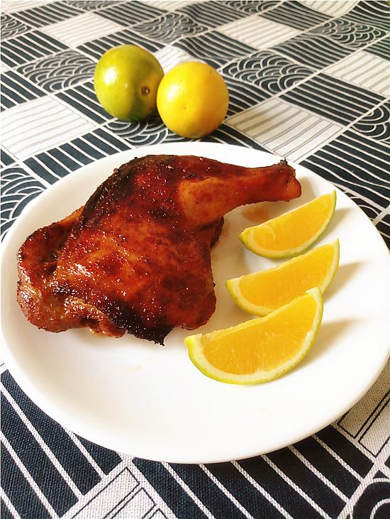 烤箱烤雞全腿的做法-香辣味烤菜譜