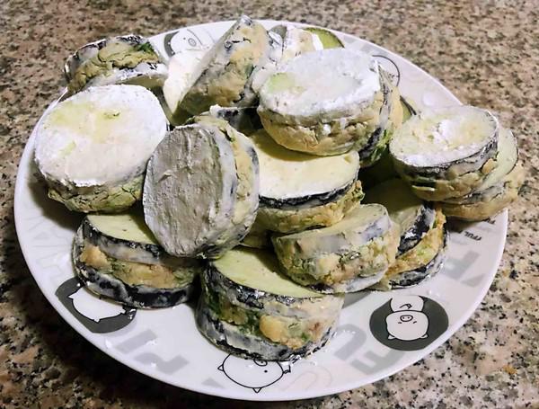 魚香茄盒的做法-香辣味炸菜譜