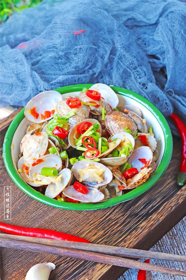 酒蒸花蛤的做法-咸鮮味蒸菜譜