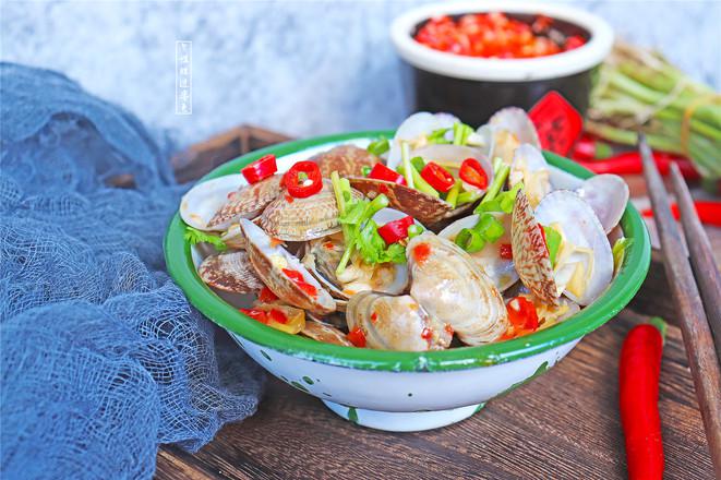 酒蒸花蛤的做法-咸鮮味蒸菜譜