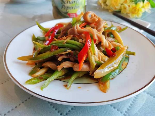 三椒紅油肚片的做法-香辣味炒菜譜