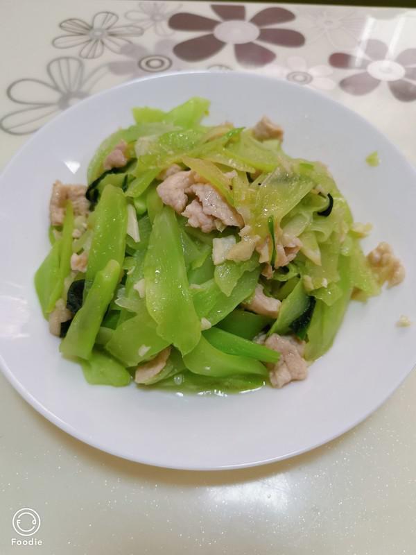 萵筍炒肉的做法-家常味炒菜譜