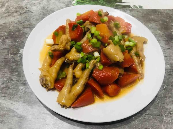 胡蘿卜燒雞爪的做法-家常味燒菜譜-易網健康養生網 胡蘿卜燒雞爪的做法-家常味燒菜譜