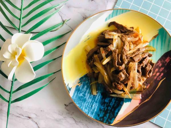 洋蔥牛肉絲的做法-香辣味炒菜譜