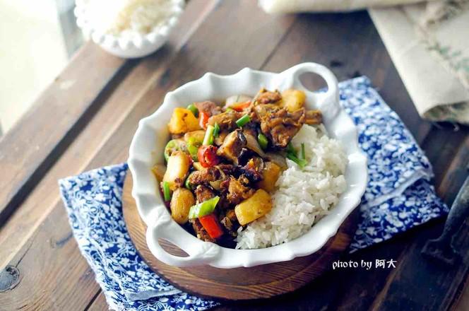 黃燜雞米飯的做法-咸鮮味燒菜譜