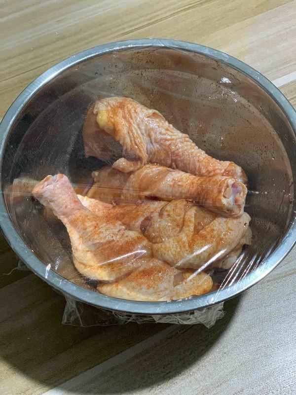 空氣炸鍋炸雞腿的做法-香辣味烤菜譜