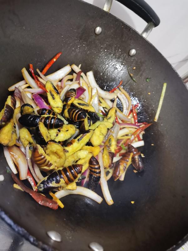 干煸蠶蛹的做法-香辣味炒菜譜-易網健康養生網 干煸蠶蛹的做法-香辣味炒菜譜