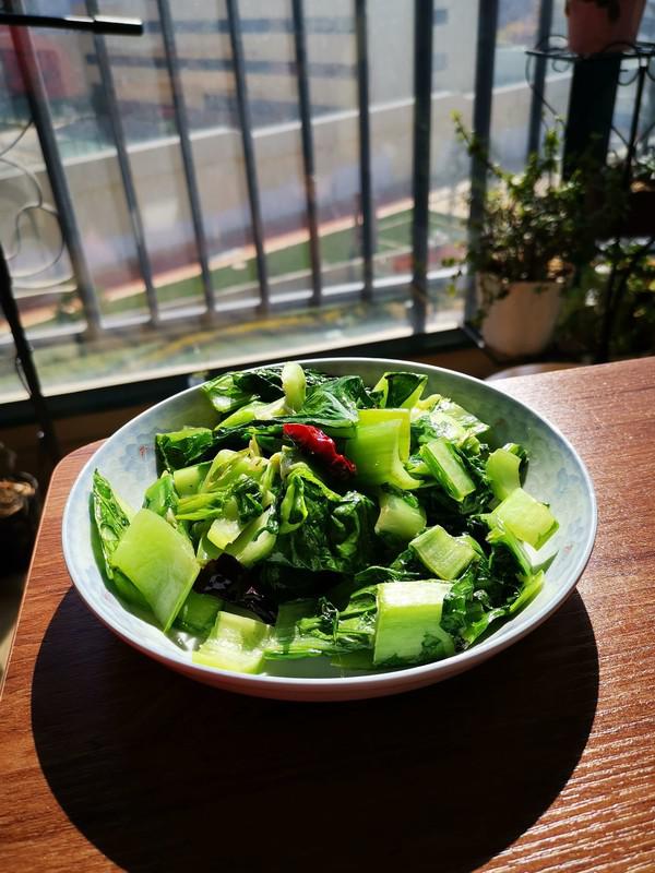 干椒炒苦菜的做法-家常味炒菜譜