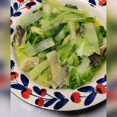 大白菜炒菇的做法-家常味炒菜譜