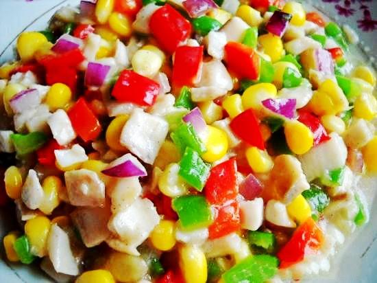 玉米魚丁的做法-家常味炒菜譜-易網健康養生網 玉米魚丁的做法-家常味炒菜譜